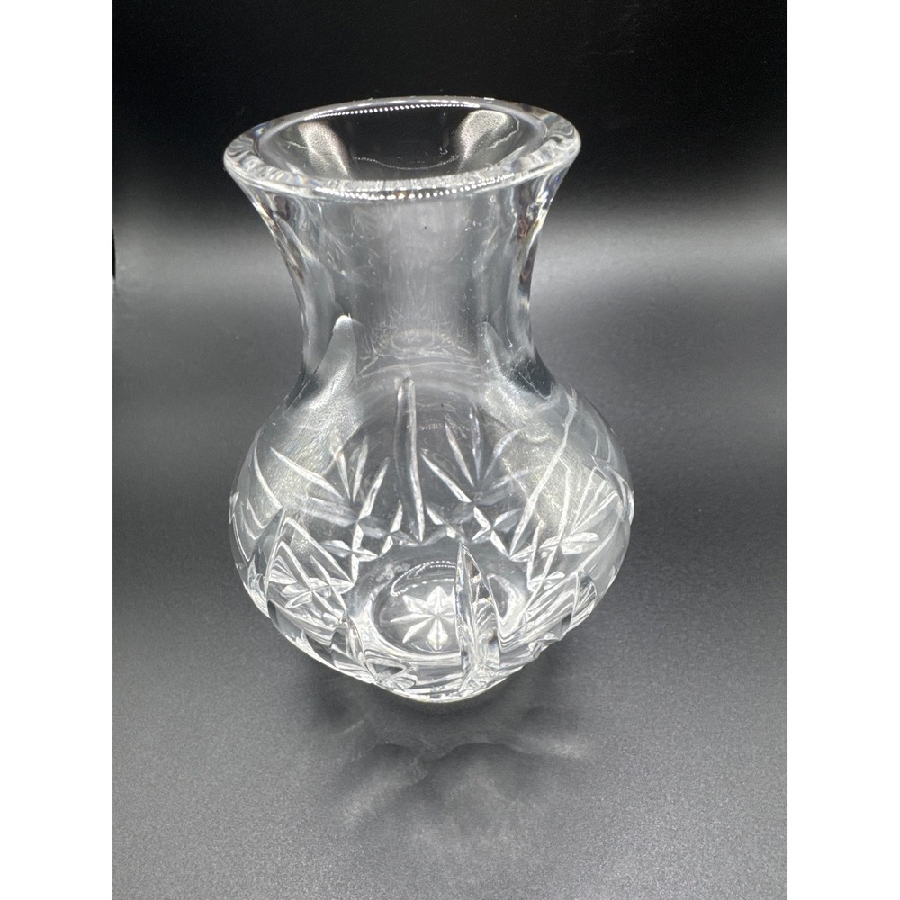 Waterford Crystal Lismore 4.75 Inch Bud Vase Clear Cut Glass Made in Ireland